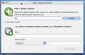 skype contact